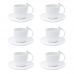Conjunto 6 Xícaras de Porcelana para Café Birds Wolff 85ml