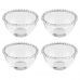 Conjunto 4 Bowls de Cristal Pearl Wolff 14cm