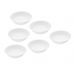 Conjunto 6 Bowls de Porcelana Branco de Bolinhas 11X4CM