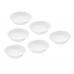 Conjunto 6 Bowls de Porcelana Branco de Bolinhas 13x5cm