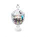 Potiche de Cristal Decorativo com Pé Belle 15x32cm Wolff
