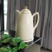 Garrafa Térmica de Porcelana Renda Creme 28cm 900ml
