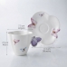Conjunto 6 Xícaras de Porcelana para Chá Borboletas 200ml Wolff